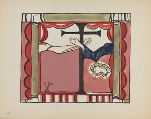 اللوحة 14: Altarpiece الرئيسية ، Chimayo: من Portfolio "Spanish Colonial Designs of New Mexico" بواسطة القرن العشرين الأمريكي