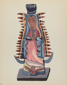 اللوحة 31: سيدة غوادالوبي ": من محفظة" التصاميم الاستعمارية الإسبانية لنيو مكسيكو " بواسطة القرن العشرين الأمريكي