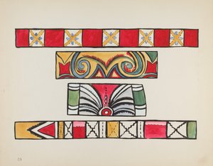 اللوحة 49: تصميم متنوع: من ملف "التصاميم الاستعمارية الإسبانية لنيو مكسيكو" بواسطة القرن العشرين الأمريكي