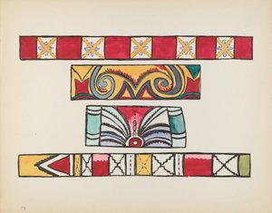 اللوحة 49: تصميم متنوع: من ملف "التصاميم الاستعمارية الإسبانية لنيو مكسيكو" بواسطة القرن العشرين الأمريكي