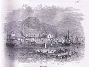 مونتريال ، رسم توضيحي من Cassells History of the United States نشره Cassell ، Petter & Galpin ، c1900 (litho) بواسطة مدرسة اللغة الإنجليزية الأمريكية