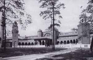 شيكاغو: Medinah Country Club (b / w photo) بواسطة المصور الأمريكي (بعد)