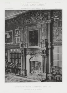 الموقد: Quorndon House ، ليستر ، إنجلترا (b / w photo) بواسطة المصور الأمريكي (بعد)