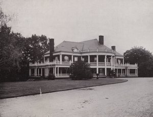 بروفيدنس ، رود آيلاند: The Casino ، Roger Williams Park (b / w photo) بواسطة المصور الأمريكي (بعد)