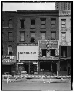 70-72 Monroe Avenue (Commercial Building)، Detroit، Michigan (b / w photo) بواسطة مصور أمريكي