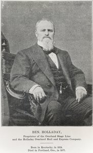 بن هولاداي (1824-77) (صورة ب / ث) بواسطة مصور أمريكي