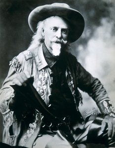 Buffalo Bill (1846-1917) (b/w photo) بواسطة مصور أمريكي
