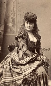 صورة بطاقة مجلس الوزراء للممثل Adah Isaacs Menken بواسطة مصور أمريكي