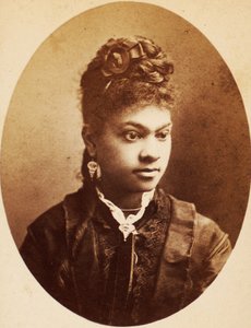 Carte de visite of the American-African woman، c.1870
