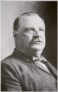 Grover Cleveland (b/w photo) بواسطة مصور أمريكي