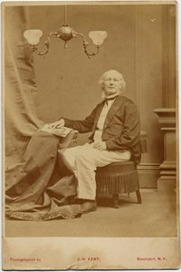 هوراس غريلي (1811-1872) ، محرر سياسي وصحفي أمريكي ، صورة من جيه إتش كينت ، بروكبورت ، نيويورك (صورة زخرفية) بواسطة مصور أمريكي