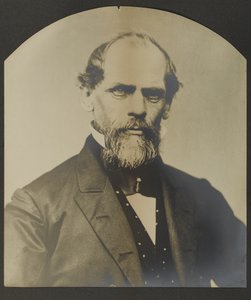 John Augustus Roebling ، c.1866-7 (طباعة الجيلاتين الفضية) بواسطة مصور أمريكي