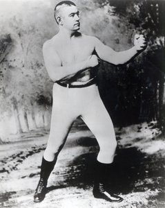 John L. Sullivan (b/w photo) بواسطة مصور أمريكي