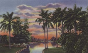 Lago del Country Club، Lake at Country Club Park (صورة ملونة)