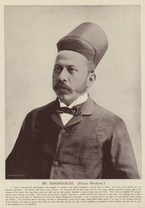 السيد Baramsabgee ، Parsee Merchant بواسطة مصور أمريكي