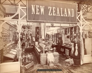 نيوزيلندا ، المئوية المئوية للمعرض الدولي ، 1876 (مطبوعة زخرفية) بواسطة مصور أمريكي