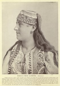 ريبيكا ميز Alithensii ، Jewess بواسطة مصور أمريكي