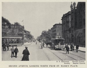 Second Avenue, looking North from St Mark