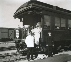 The observation car of the all-Pullman luxury 