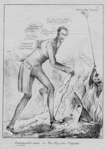 رجل مضلل ، أو ، تقدم الحجاج ، ج .1832 بواسطة المدرسة الأمريكية