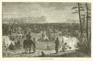 مخيم ليلي ، ديسمبر 1862 بواسطة المدرسة الأمريكية