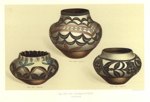 الفخار Acoma بواسطة المدرسة الأمريكية