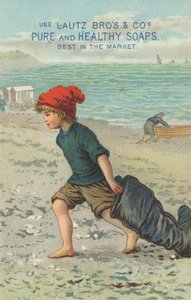 إعلان عن صابون Lautz Bros & Cos الصافي النقي ، c.1880 بواسطة المدرسة الأمريكية