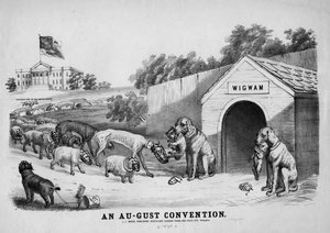 اتفاقية Au-gust ، تم نشرها بواسطة JL Magee ، فيلادلفيا ، c.1864 بواسطة المدرسة الأمريكية