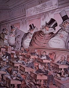 Anti-trust cartoon of 