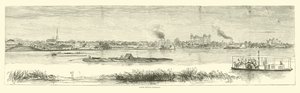 باتون روج ، لويزيانا ، أغسطس 1862 بواسطة المدرسة الأمريكية