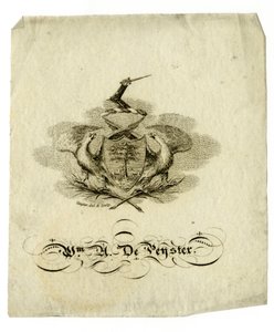 كتاب ويليام أكستيل دي بيستر (1793-1856) ، c.1840 بواسطة المدرسة الأمريكية