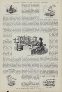 Brazilian silkworm exhibit in Machinery Hall, Centennial Exposition, Philadelphia, Pennsylvania, USA بواسطة المدرسة الأمريكية