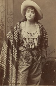 صورة بطاقة مجلس الوزراء للممثل Adah Isaacs Menken بواسطة المدرسة الأمريكية