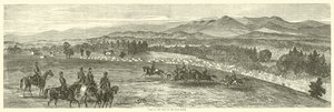 معسكر عند سفح بلو ريدج ، أكتوبر 1863 بواسطة المدرسة الأمريكية