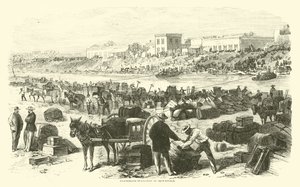 الإخلاء الكونفدرالي من براونزفيل ، نوفمبر 1863 بواسطة المدرسة الأمريكية