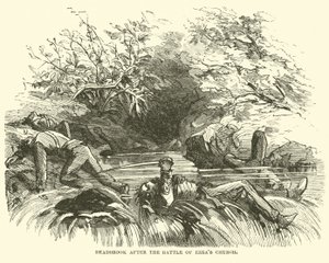 ديدبروك بعد معركة كنيسة إزراز ، أغسطس 1864 بواسطة المدرسة الأمريكية
