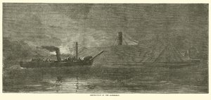 تدمير ألبيمارل ، أكتوبر 1864 بواسطة المدرسة الأمريكية