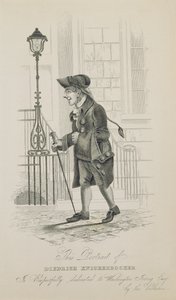 ديدريش نيكربوكر ، مخصص لواشنطن إرفينج (1783-1859) بواسطة المدرسة الأمريكية