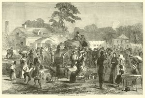 نزوح الحلفاء من أتلانتا ، سبتمبر 1864 بواسطة المدرسة الأمريكية