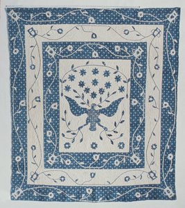 الختم العظيم للولايات المتحدة لحاف بقلم سوزان سترونج ، ميريلاند أو أوهايو ، c.1830 بواسطة المدرسة الأمريكية