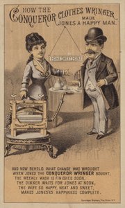 الزوج السعيد، معجب، الفاتح، ملابس، Wringer بواسطة المدرسة الأمريكية