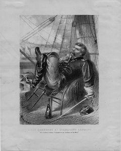 المقر الرئيسي في Harrisons Landing: انظر الأدلة أمام لجنة سلوك الحرب ، موقعة من Potomac ، c.1862 بواسطة المدرسة الأمريكية