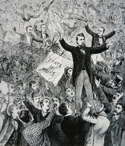 جيمس بلين (1830-1893) (نقش) بواسطة المدرسة الأمريكية