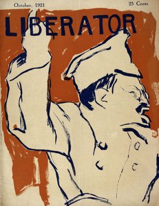 ليون تروتسكي (تروتسكي) (1879-1940) - في "المحرر" أكتوبر 1921 بواسطة المدرسة الأمريكية