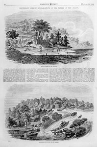 استكشافات الملازم جيبون لوادي الأمازون ، من "هاربر ويكلي" ، 23 يناير 1838 بواسطة المدرسة الأمريكية