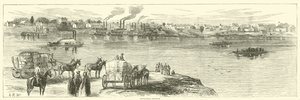 ليتل روك ، أركنساس ، أغسطس 1863 بواسطة المدرسة الأمريكية