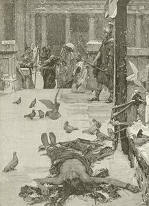 استشهاد القديس ايولاليا من اللوحة التي كتبها JW Waterhouse بواسطة المدرسة الأمريكية