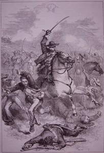 الحرب المكسيكية الأمريكية (1846-48) ، معركة بوينا فيستا بواسطة المدرسة الأمريكية