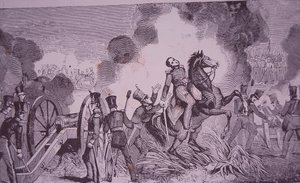 الحرب المكسيكية الأمريكية (1846-48) ، معركة بالو ألتو وموت الرائد رينغولد بواسطة المدرسة الأمريكية