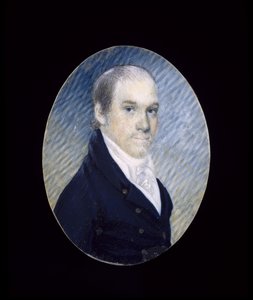 صورة مصغرة لـ William Cadogan Simes (1773-1824) ، ج. 1810-1824 (ألوان مائية على العاج) بواسطة المدرسة الأمريكية